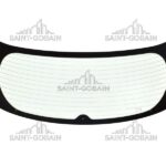 REAR WINDOW HEATED GREEN WIPER HOLE SEKURIT